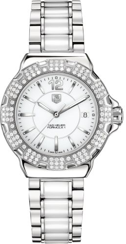 TAG Heuer Formula 1 Quartz 37 Stainless Steel / Diamond / White / Bracelet